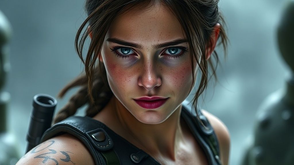 《古墓丽影》真人剧首曝造型！索菲·特纳版劳拉装备惊艳亮相