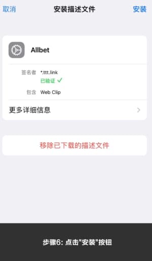 欧博iOS端安装流程示意图6