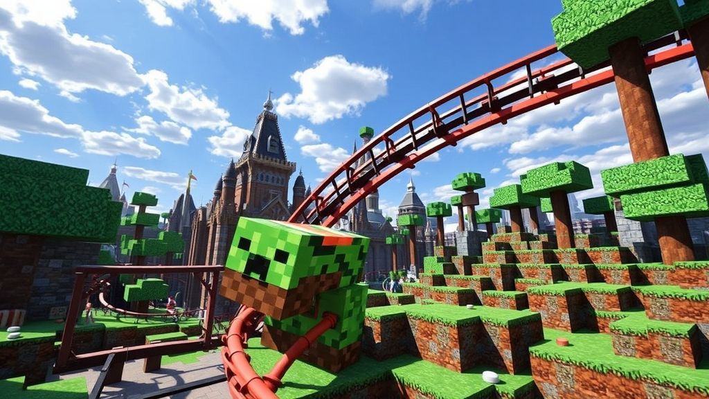 《我的世界》主题乐园震撼来袭！5亿人民币打造全球首座沉浸式方块世界